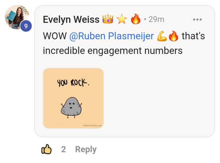 We are not just saying we help with improving engagement...