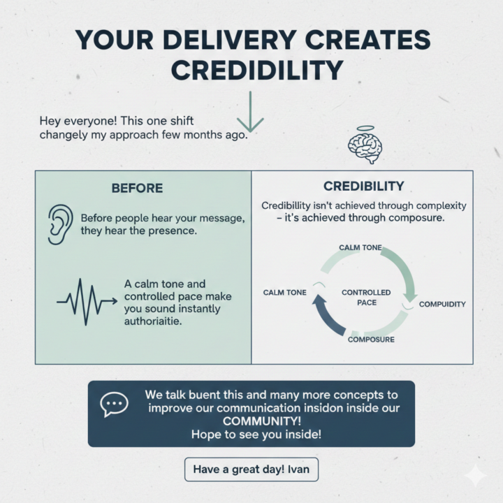 Your Delivery Creates Credibility