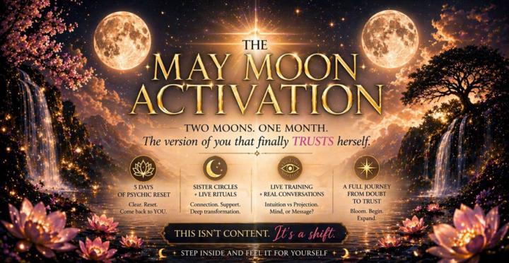 Your intuition is about to get very loud. 🌕