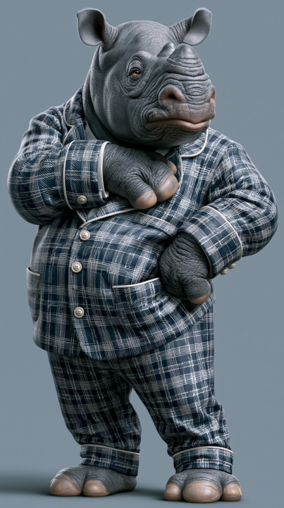 31 Mays of Prompts (2026) | Day 17 of 31 - Animal Pajama Art