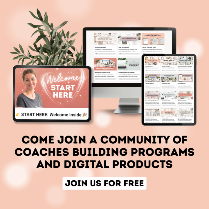 Creating a coaching course, workbook, or offer?
