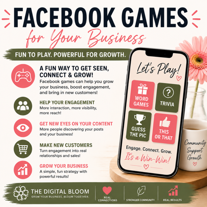 🌸 NEW in The Digital Bloom... Facebook Games!