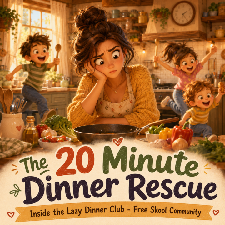 When Dinner Panic Hits at 6 PM… This Is Your Rescue Plan 🍽️✨