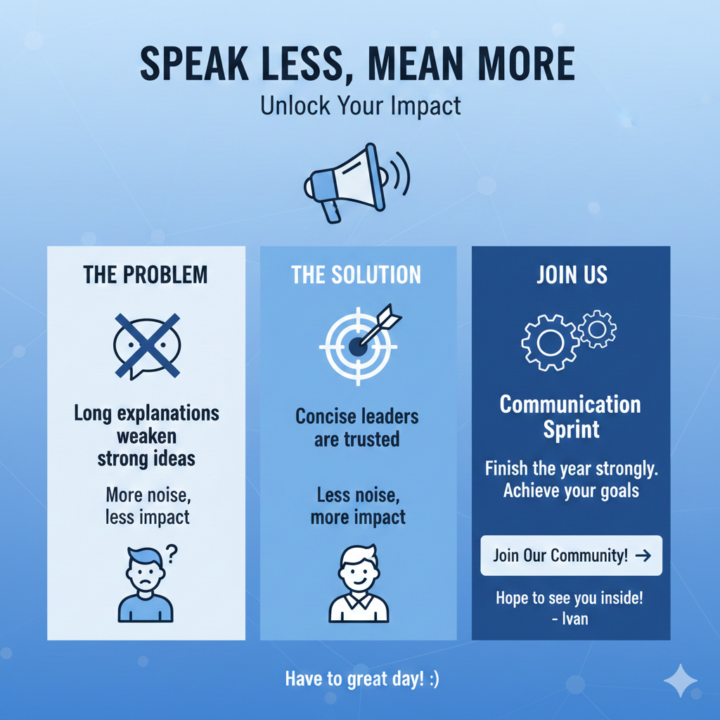 Speak Less, Mean More