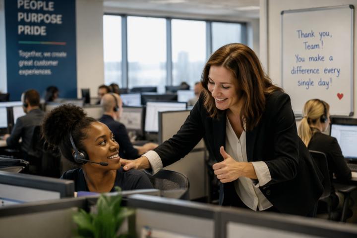 A call center. 300% employee turnover.
