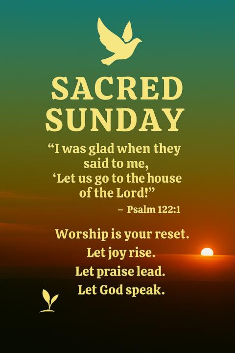 🕊️Sacred Sunday | Worship Is Your Reset