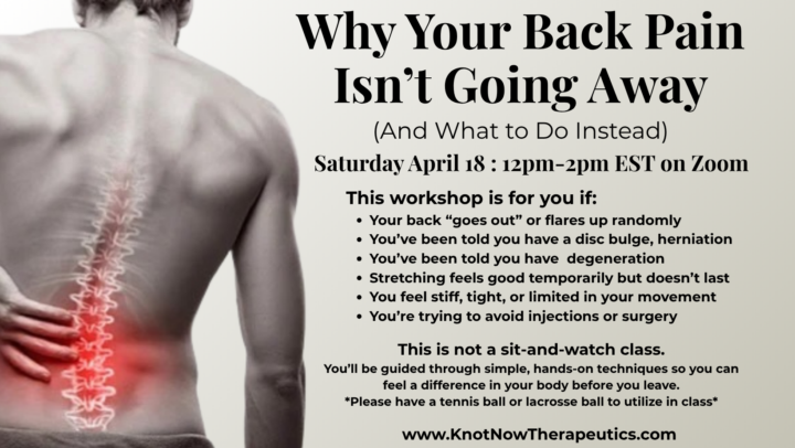 Tired of Back Pain? 