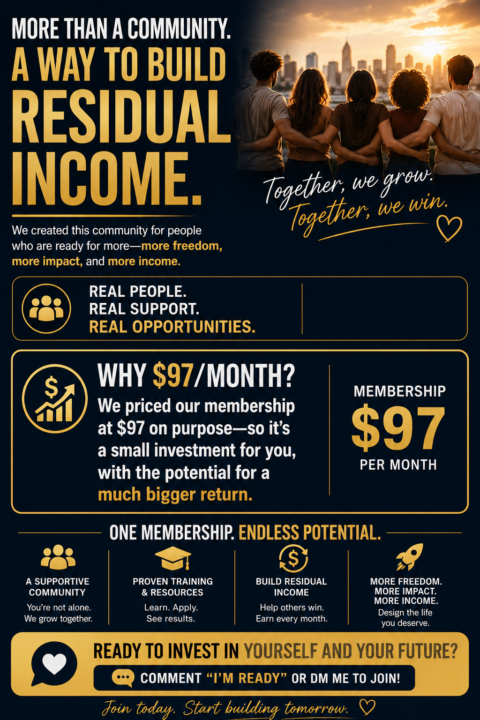 💰 What if one decision today could create income month after month?