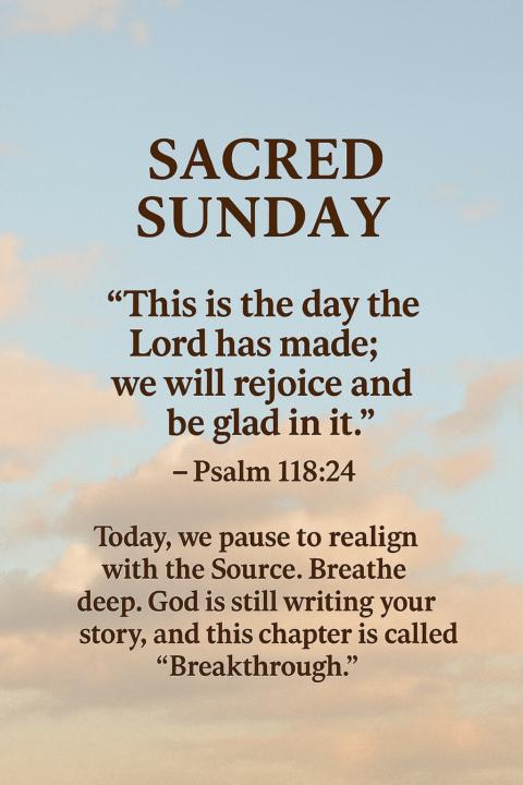 🕊️ Sacred Sunday