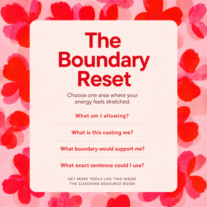 A Boundary Tool for Life Coaches 🌟