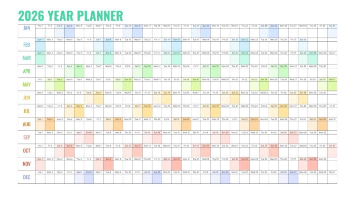 Fun Find - Annual Canva Calendar + Rhythms