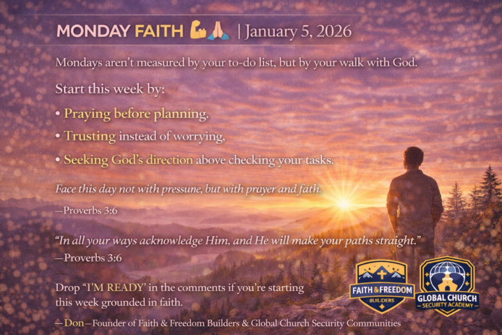 MONDAY FAITH 💪🙏 | January 5, 2026