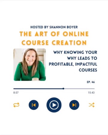 The Power of WHY in Online Courses is Not What You Think...