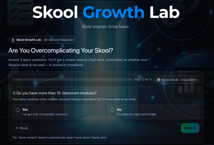 Are You Accidentally Overbuilding Your Skool?