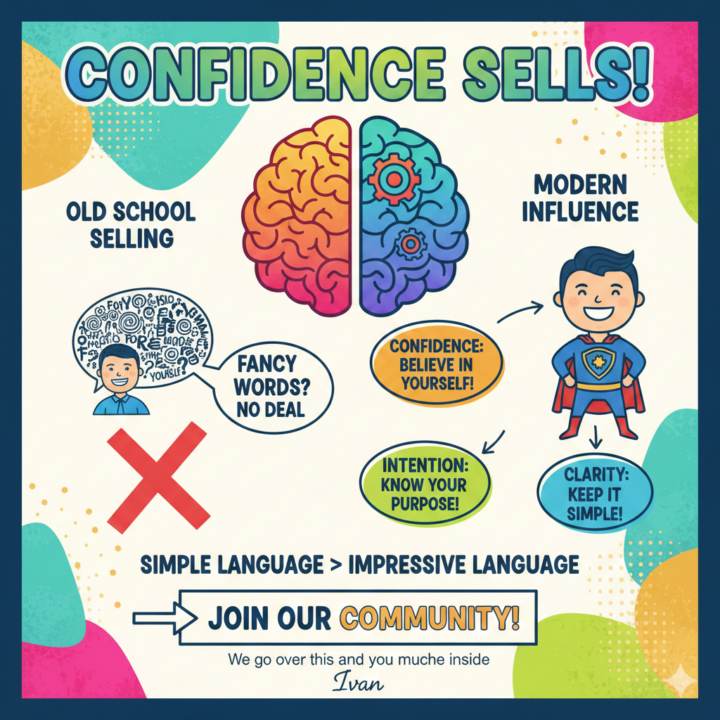 People Buy Your Confidence, Not Your Vocabulary