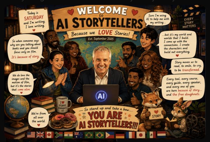 It’s ALWAYS about Story for us!