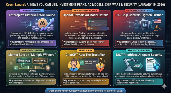 AI News You Can Use for Monday, January 19th, 2026