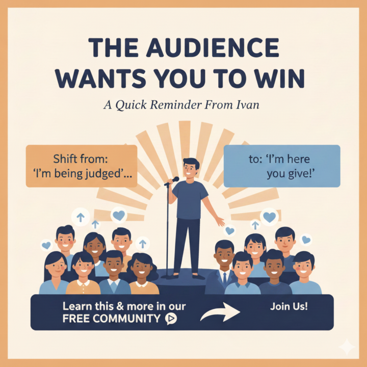 The Audience Wants You to Win 