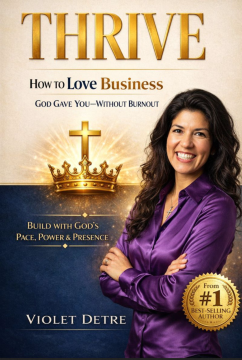 💜 📖 “Thrive: How to Love the Business God Gave You Without Burnout.” 🔥 Live VIP MasterMind Experience with Violet Detre