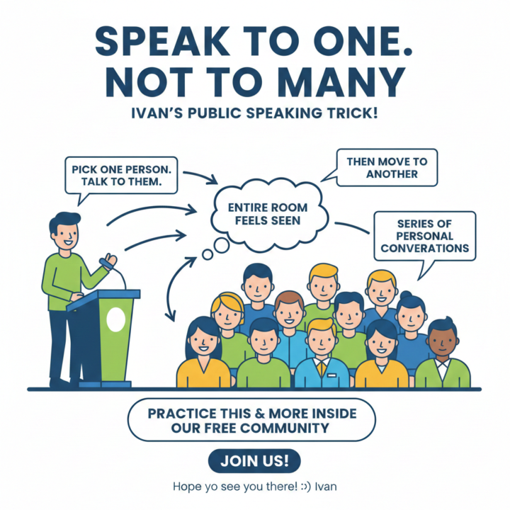 Speak to One, Not to Many