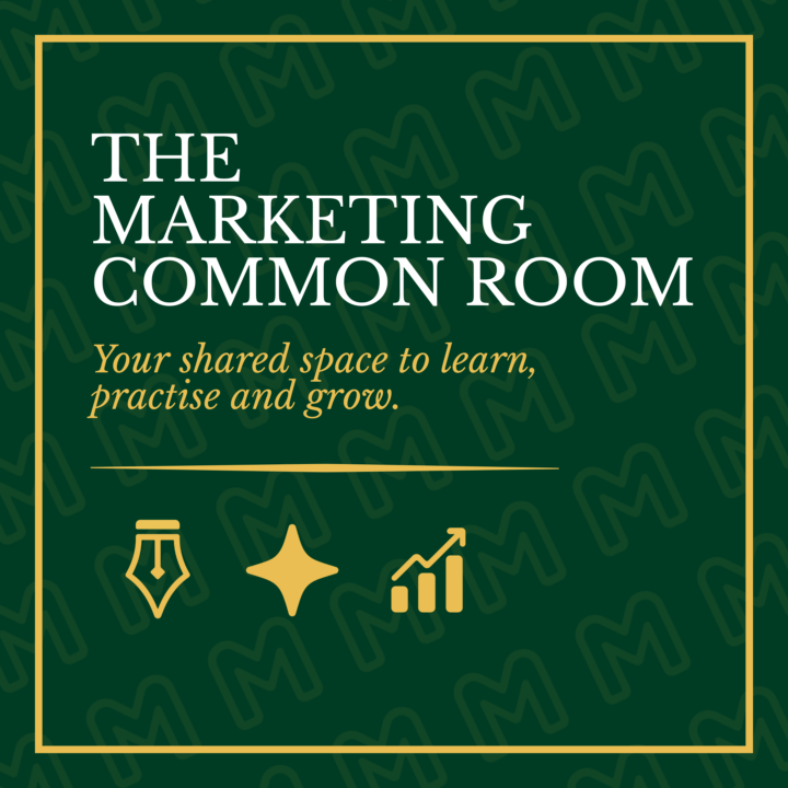 You learn marketing as a collective