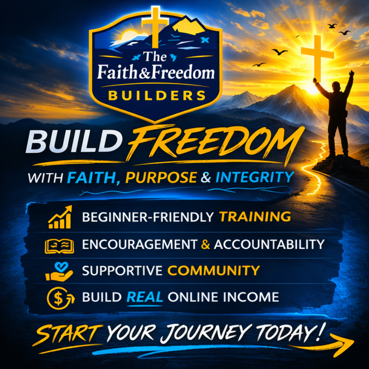 	✝️ Build Income Online Without Compromising Your Faith 🙏