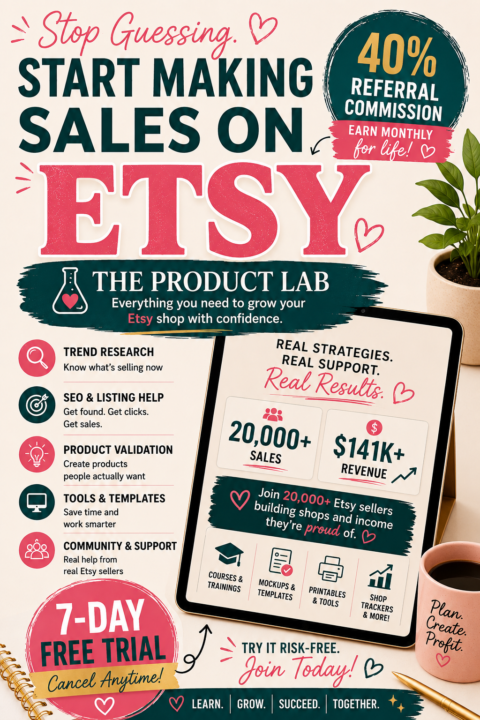 Your Etsy shop doesn’t need more hustle…..It needs direction.