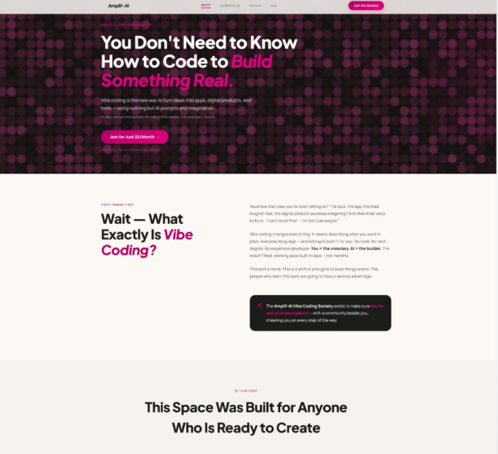 Do you have a Skool Landing Page? 