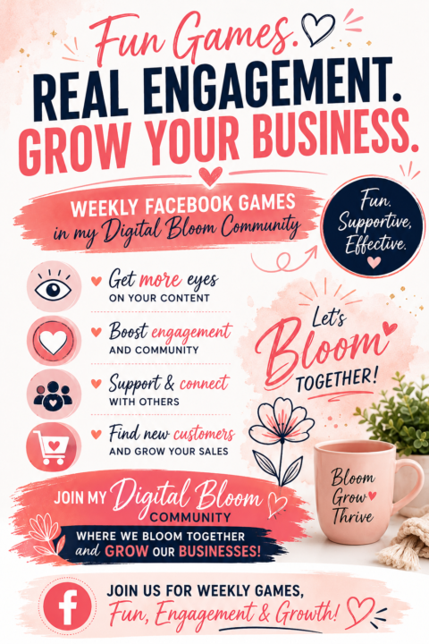 Want More Eyes on Your Business? Join Our Weekly Facebook Engagement Games! 🚀