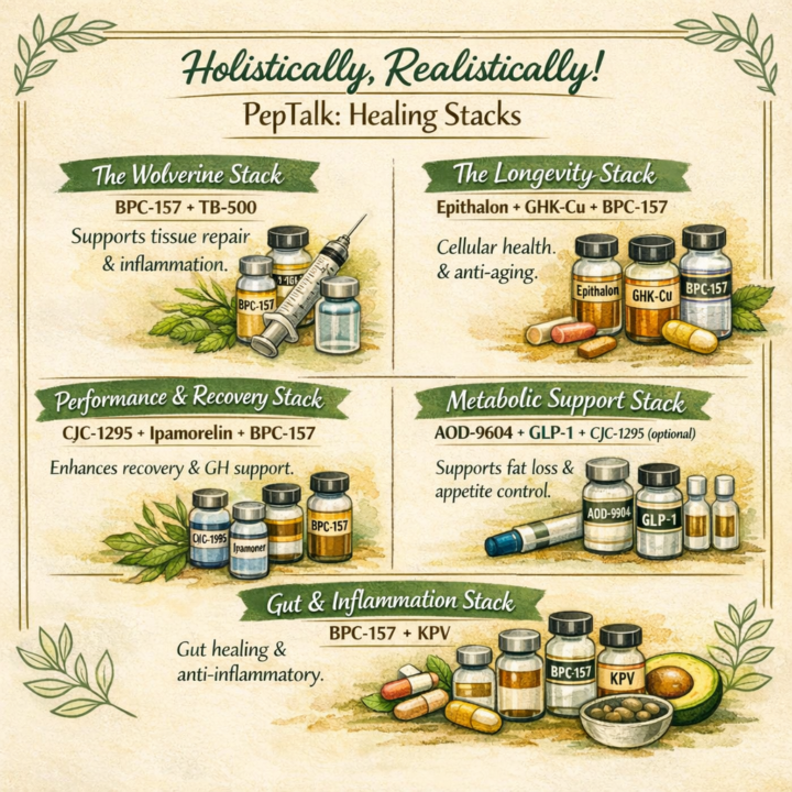 💉✨ PepTalk: Healing Peptide Stacks