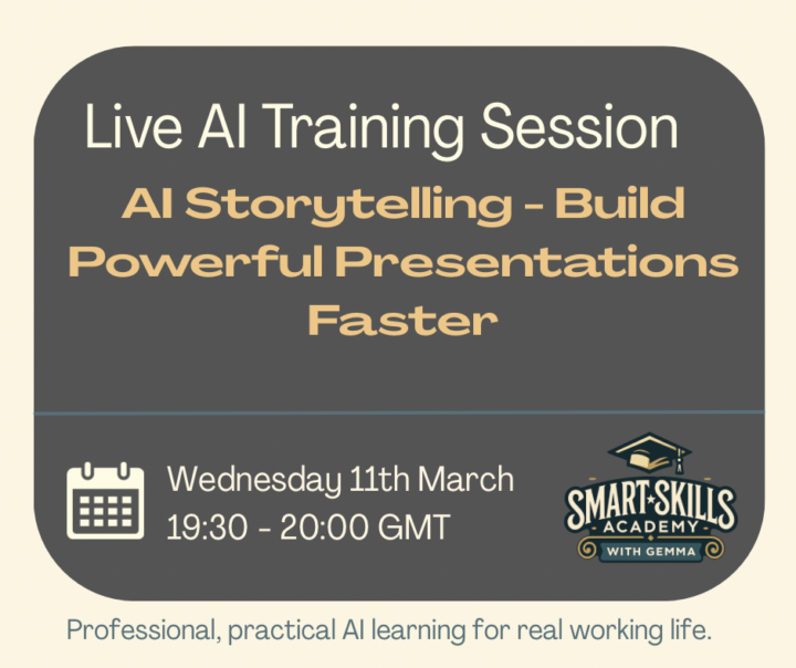Weekly AI Training – LIVE This Wednesday! 🎉