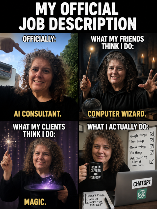 What people think I do…