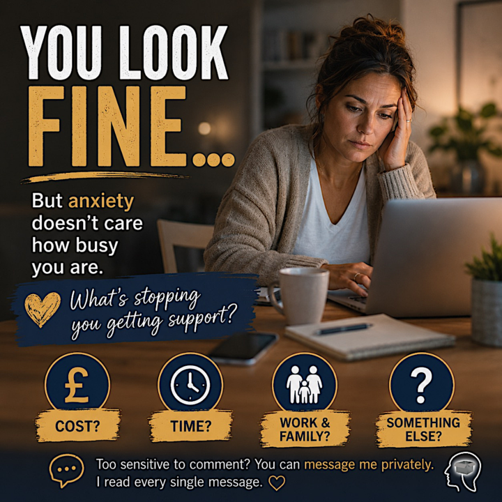 What's stopping you getting support for anxiety right now?