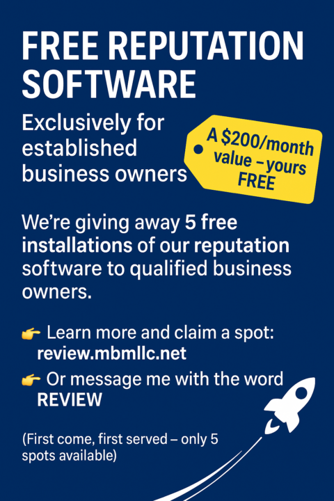 🚀 𝗙𝗿𝗲𝗲 𝗥𝗲𝗽𝘂𝘁𝗮𝘁𝗶𝗼𝗻 𝗦𝗼𝗳𝘁𝘄𝗮𝗿𝗲 𝗨𝗽 𝗳𝗼𝗿 𝗚𝗿𝗮𝗯𝘀 — $200/𝗠𝗼𝗻𝘁𝗵 𝗩𝗮𝗹𝘂𝗲