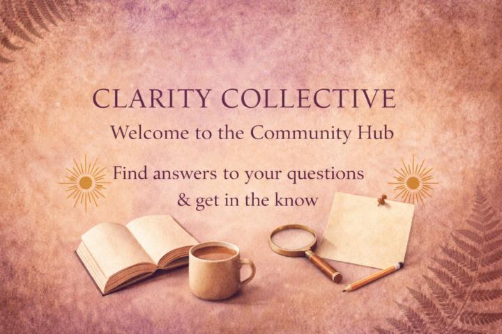 # Headline: The Clarity Collective is a growing space for ambitious women who want to stop replaying conversations in their head and start saying what they actually mean.