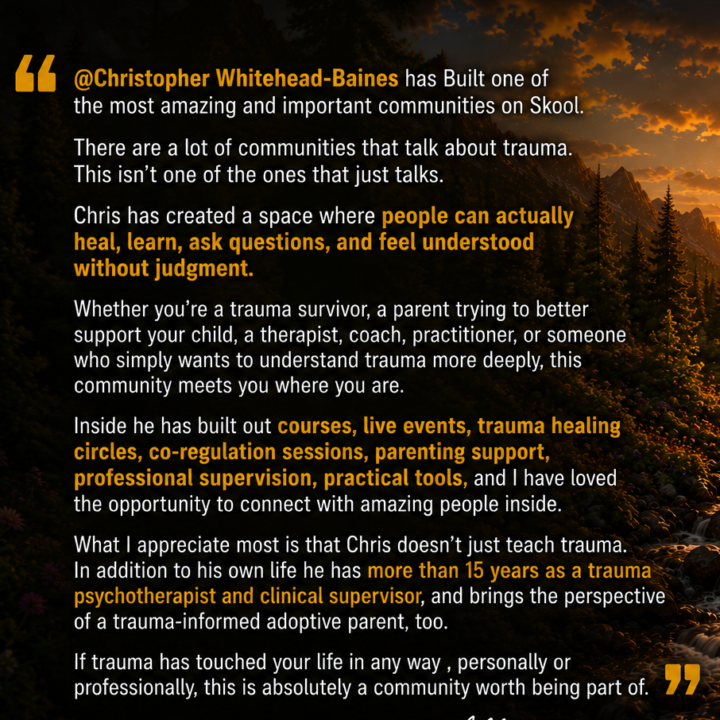 Why Join The Skool Trauma Hub?...
