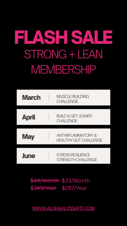 Muscle and Strength as a default = Time + Energy assets that pay you back for life