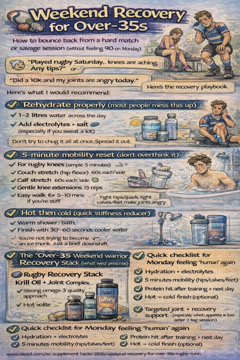 The 35+ Weekend Warriors solution to preventing body shutdown