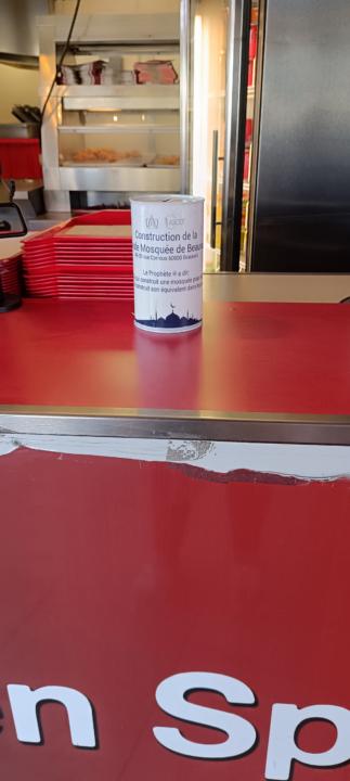 Vu dans un resto
