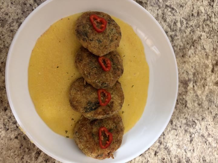 No salmon croquettes breakfast
