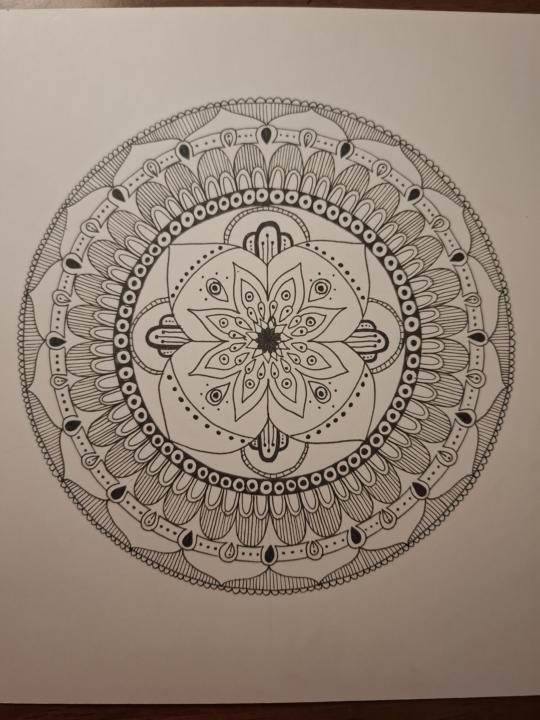 Mandala drawing