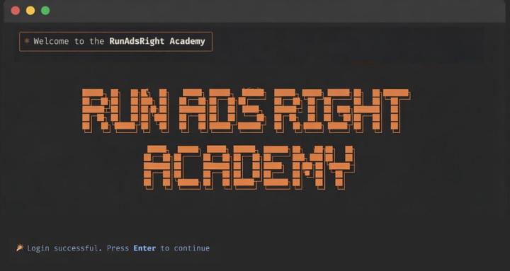 RunAdsRight Academy