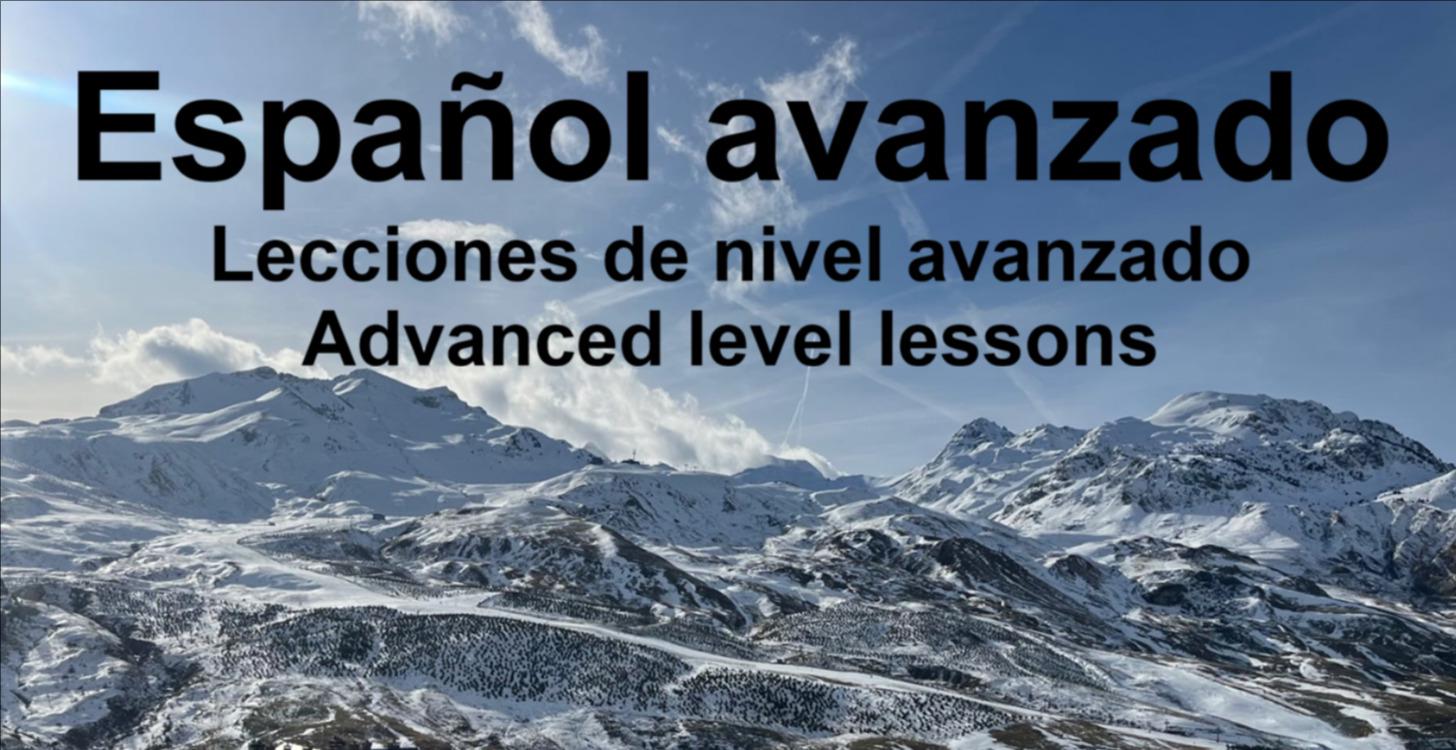 Español avanzado