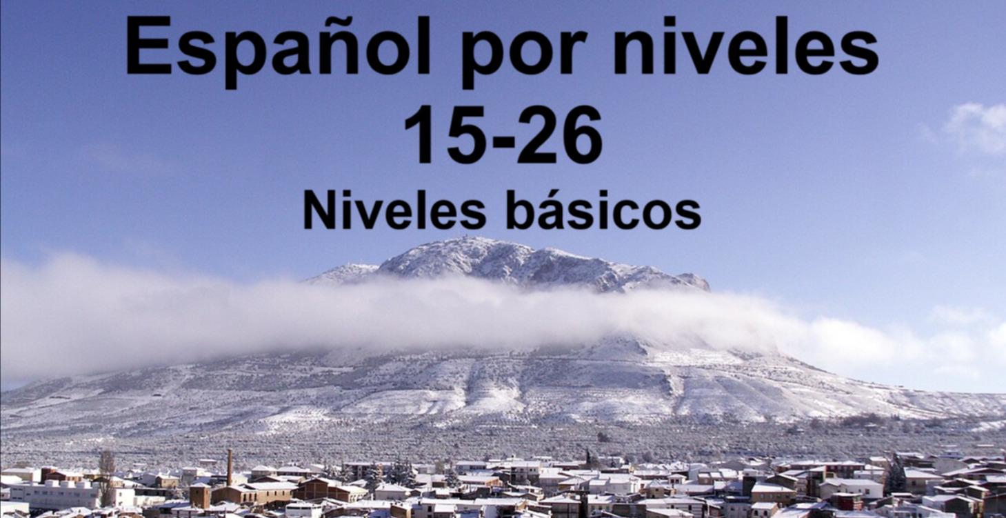 Español por niveles (15-26)