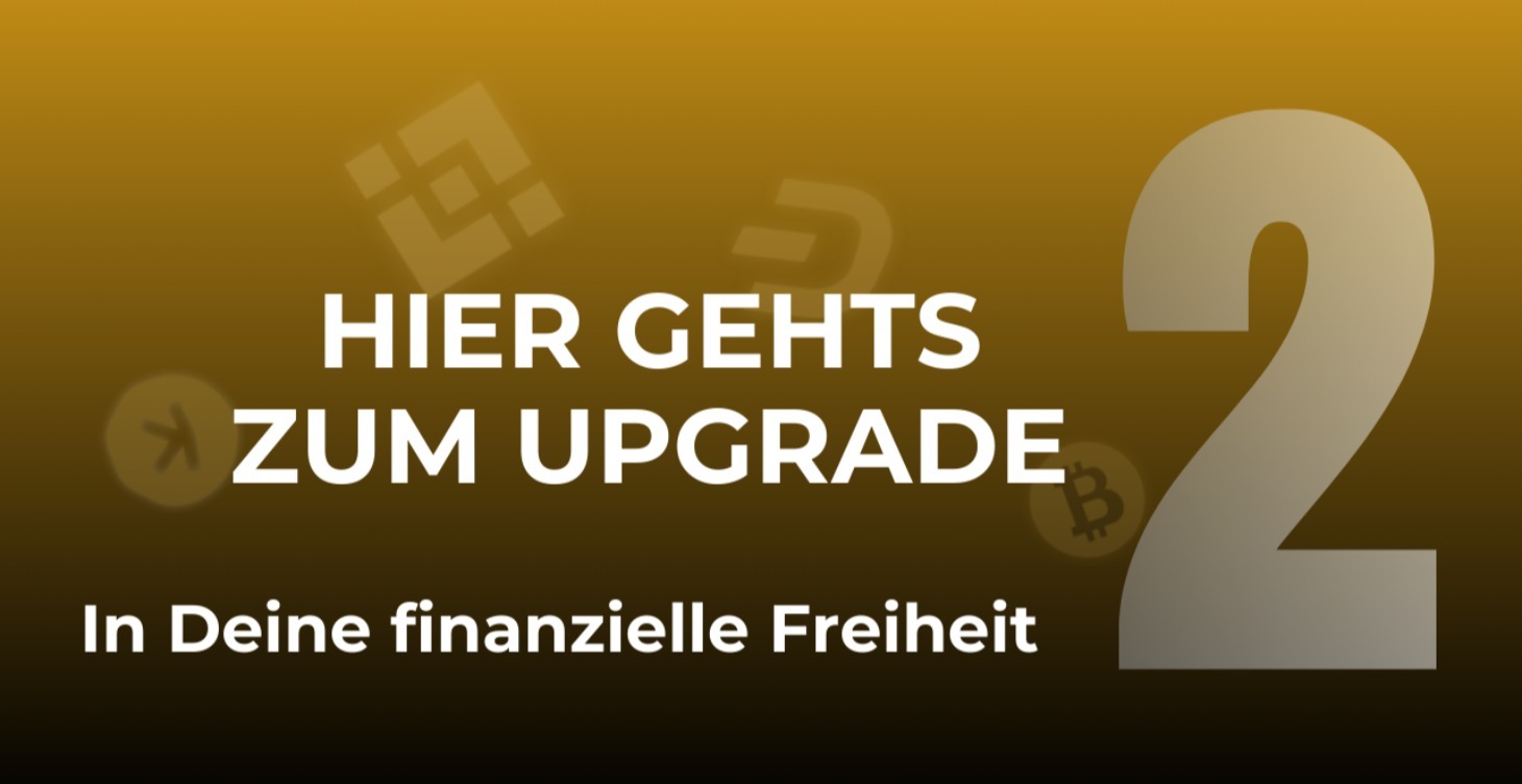 Upgrade, um Dein Ziel schneller zu erreichen 🚀