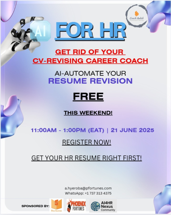 GET RID OF YOUR CV-REVISING CAREER COACH