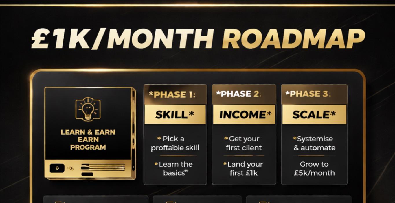 COURSE 1: £0 → £1k Online START HERE (MANDATORY)