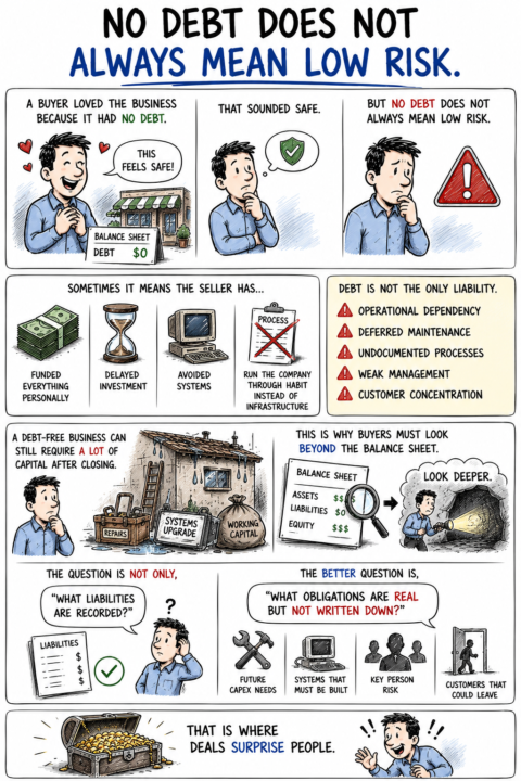 No Debt Does Not Always Mean No Risk