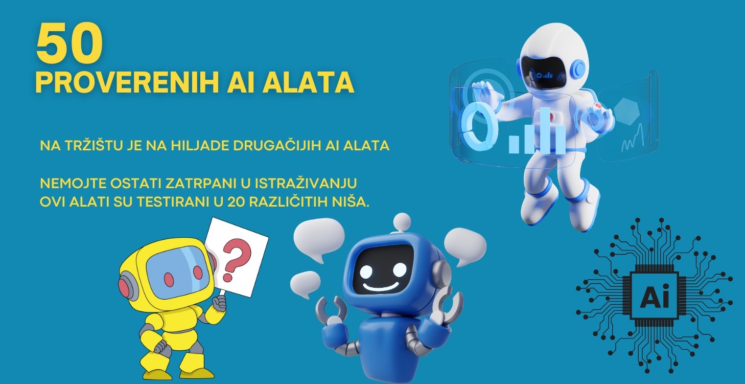 50 Testiranih AI alata