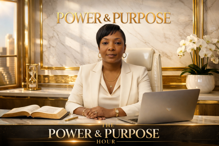 "Surprise! I am launching 'The Power & Purpose Hour' TODAY at 6:00 PM EST.